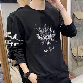 เสื้อยืดผู้ชายแขนยาวคอกลม(สกรีน) (TSH-030A 030B)