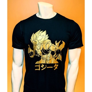 [S-5XL] เสื้อยืด ผ้าฝ้าย พิมพ์ลายกราฟิก Dragon Ball Super Saiyan Goku &amp; Vegeta Gogeta สําหรับผู้ชาย และผู้หญิง