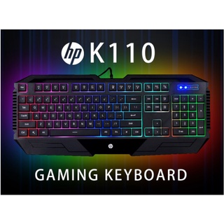 HP K110 Wired Gaming Keyboard (Anti-Ghosting Keys and Backlit)