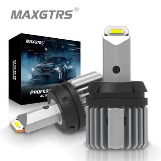 Maxgtrs ไฟท้ายรถยนต์ LED 1156 BA15S 7440 W21W 7443 W21/5W T15 W16W 921 912 แคนบัส 1860 สีขาว 2 ชิ้น