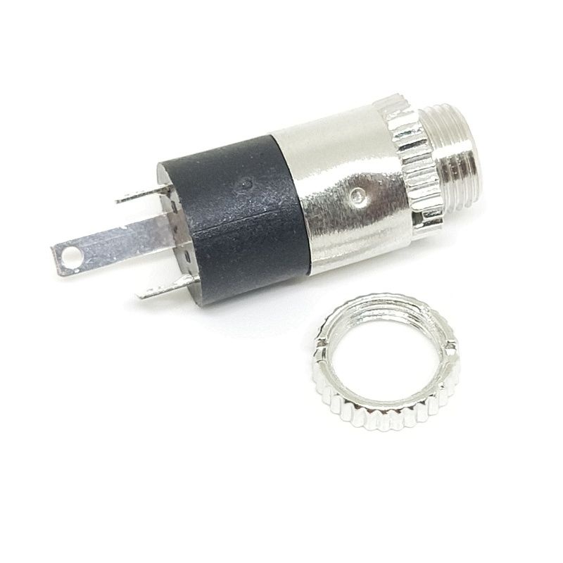 หัวแจ๊ค AUX ตัวเมีย ทองและเงิน ปลั๊กซ็อกเก็ตเชื่อมต่อหูฟังสเตอริโอสีทอง pj392 3.5 มม. AUX3.5mm - รูปที่ 3