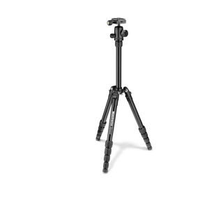 [กรุงเทพฯ ด่วน 1 ชั่วโมง] Manfrotto Element Traveller Small Aluminum 5-Section Tripod Kit with Ball Head ( Black )