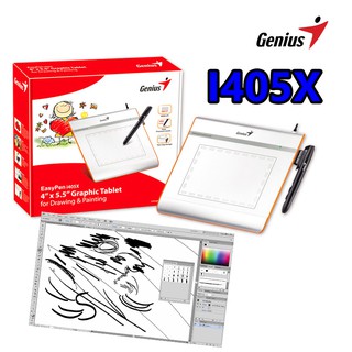 (โค้ดส่งฟรีหน้าร้าน) เม้าส์ปากกา PEN MOUSE GENIUS (EasyPen i405X) 4x5.5