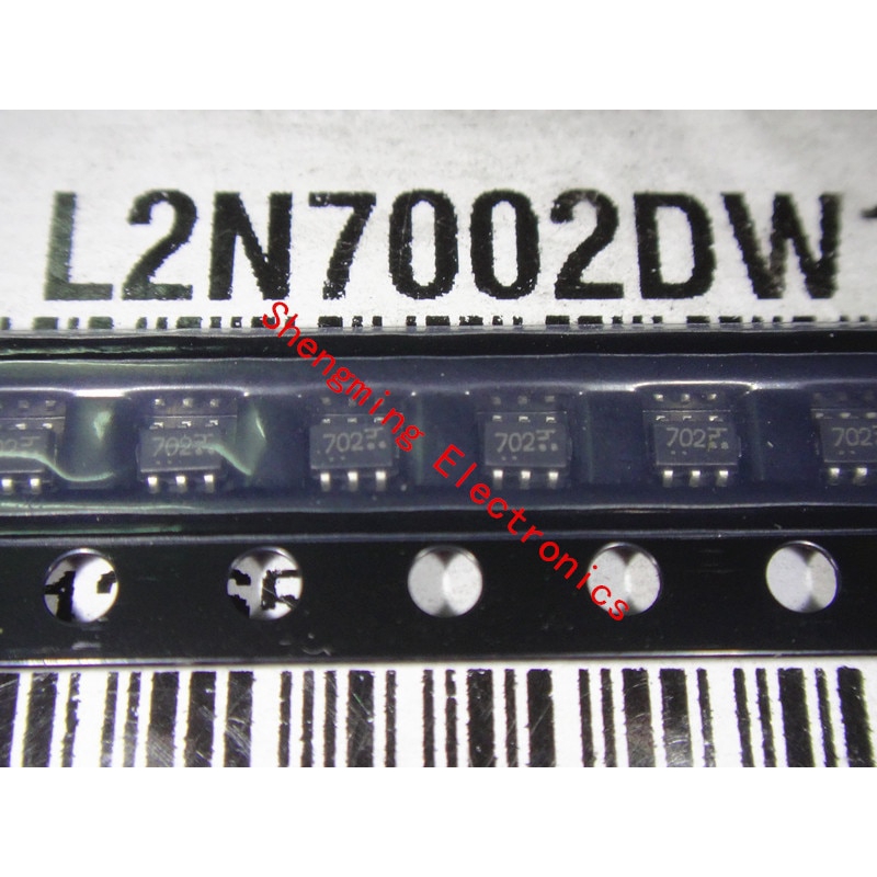 100PCS 2N7002DW 2N7002 702 L2N7002DW1T1G SOT363-6 2N7002DW K72 2N7002KDW 72K ยี่ห้อใหม่