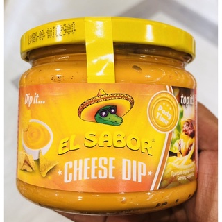 El Sabor Cheddar Cheese DIP เชดด้า ชีส ดิพ 300 กรัม นำเข้าจากประเทศเบลเยี่ยม