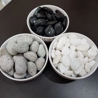 หินบาหลี ซุปเปอร์ไวท์ หินไข่ไดโนเสาร์ หินดำเงา หินกรวดขาว พิเศษ