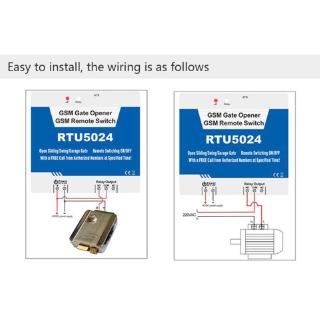 rtu 5024 2 g gsm relay sms ระบบสวิทช์เปิดปิดประตู 1 ชุด