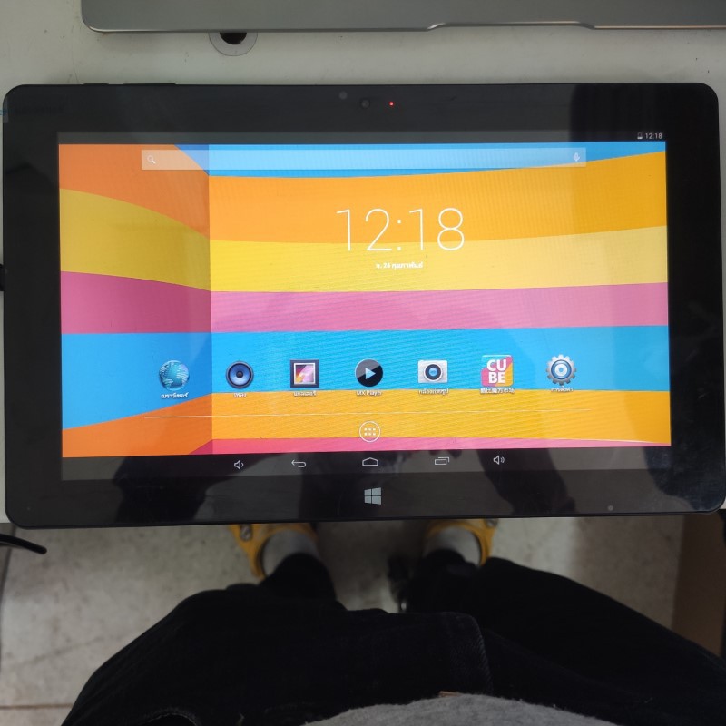 (สินค้ามือ 2) Tablet Cube i10 แท็บเล็ตมือสอง แท็บเล็ต2ระบบ ราคาถูก แท็บเล็ตสภาพพดี 2OS สีเทา - 1