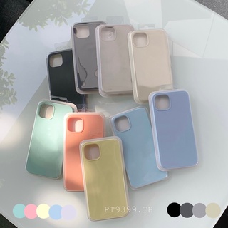 Case⚡️🚚i13/13Pro/13ProMax เคสไอโฟนกำมะหยี่โลโก้ งานปั้มสีพาสเทล