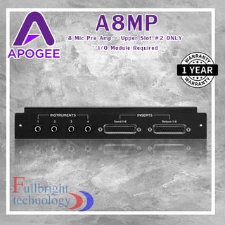 Apogee A8MP : 8 Mic Pre Amp - Upper Slot #2 ONLY **I/O Module Required รับประกันศูนย์ไทย 1 ปี