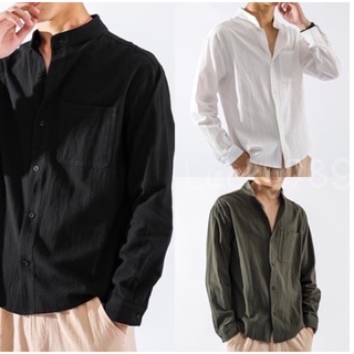 🔥พร้อมส่ง🔥เสื้อเชิ้ตแขนยาว สไตล์เกาหลี (912 )