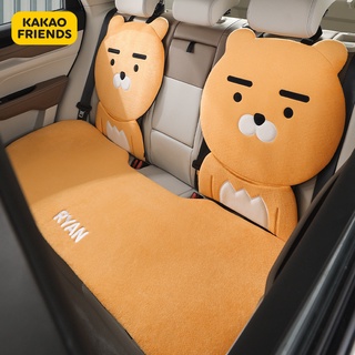 Kakao Friends Winter Plush Car Seat Cushion Cartoon Cute Car Seat Cover Four Seasons Comfortable Seat Cover