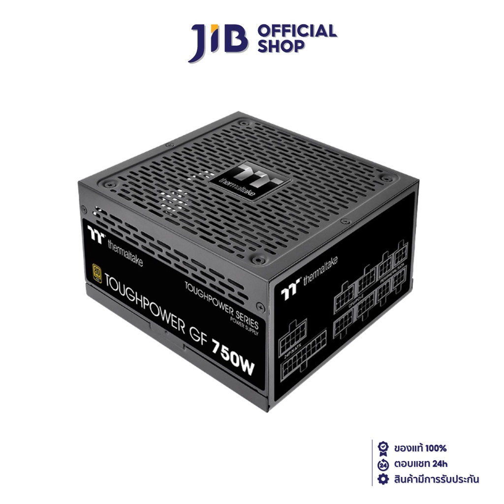 POWER SUPPLY (อุปกรณ์จ่ายไฟ) THERMALTAKE TOUGHPOWER GF 750W 80 PLUS GOLD (PS-TPD-0750FNFAGE-2) (BLACK) (ATX)