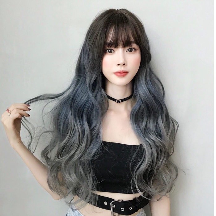 วิกผม ผมลอนยาว เส้นผมเกาหลีเกรดพรีเมี่ยม ยาว3Tonnมาใหม่สวยธรรมชาติมากๆ สินค้าพร้อมส่งในไทย
