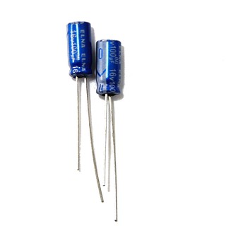 100uF 16v ELNA  Capacitor ตัวเก็บประจุ คาปาซิเตอร์