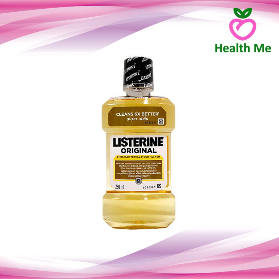 LISTERINE ORIGINAL น้ำยาบ้วนปาก ลิสเตอรีน ออริจินอล 100ML 250ML 750ML