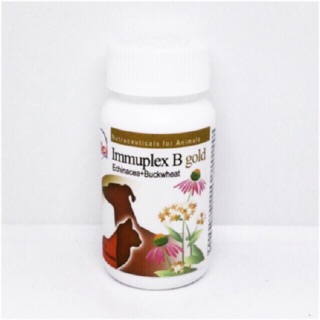 Immuplex B gold (60เม็ด)เสริมภูมิต้านทาน สุนัข และแมว