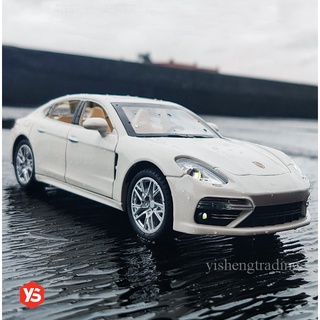 1:24 Scale โมเดลรถเหล็ก Porsche Panamera ❤ มีไฟ มีเสียง ❤ โมเดลรถ