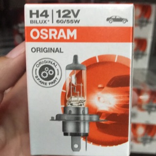 หลอดไฟหน้ารถยนต์ osram แท้ H4 12V 60/55w made in germany