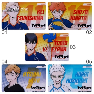 สติกเกอร์พิมพ์ลายการ์ตูน Haikyuu ป้องกันน้ําสําหรับติดกระเป๋าเดินทาง