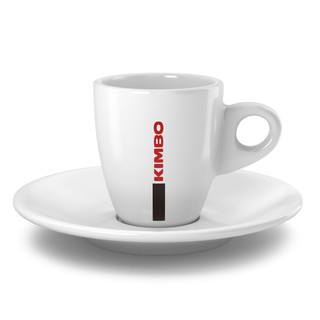 Kimbo Espresso Cup with Saucer แก้วกาแฟเอสเพรสโซ พร้อมจานรอง (Glass/Ceramic)