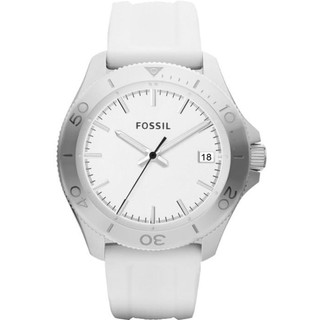 Fossil นาฬิกาข้อมือ สีขาว สายหนังรุ่นAM4471
