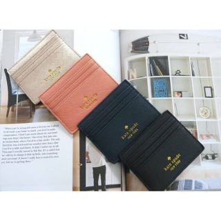 พร้อมส่ง‼KATE SPADE GLITTER CARD POCKET ที่ใส่บัตรสุดหรู จากแบรนด์ดัง หนัง SAFFIANO