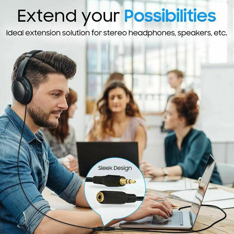 สายแยก สัญญาณเสียง เข้า 1 ออก 2 ( 3.5mm Jack 1 in 2 Couples Audio Line Earbud Headset Y Splitter Cable )