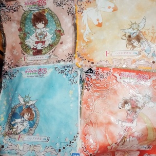 Japan ลิขสิทธิ์แท้ ผ้าเช็ดหน้า RARE Sakura Cardcapter Anime Bandana การ์ดแคปเตอร์ ซากุระ การ์ตูน ญี่ปุ่น