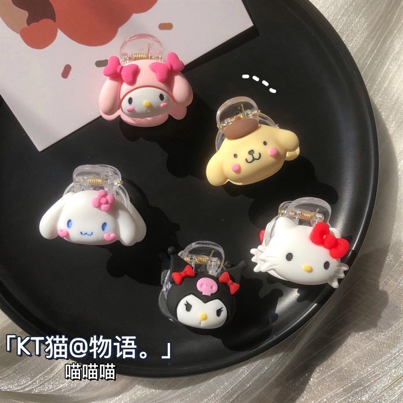 กิ๊บติดผม ลายการ์ตูน Hello Kitty Melody น่ารัก สไตล์ญี่ปุ่น อุปกรณ์เสริม