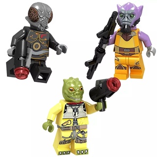 ใหม่ ของเล่นตัวต่อ Star Wars 4-Lom Zeb Orrelios MG0208-0210