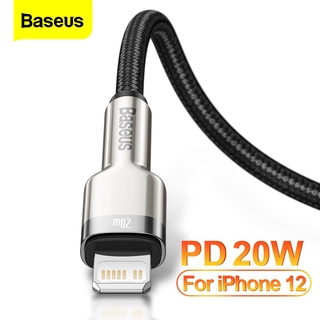 Baseus สายชาร์จ USB C 20W ชาร์จเร็ว สําหรับ iPhone 13 Pro Max 11 Xs iPad Air Type C