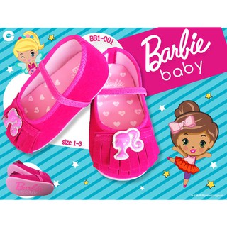 รองเท้าเด็กอ่อน ลิขสิทธิ์แท้ ตุ๊กตาบาร์บี้ Barbie Baby