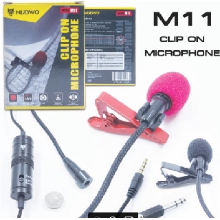 ไมค์ NUBWO CLIP ON MICROPHONE รุ่น M11