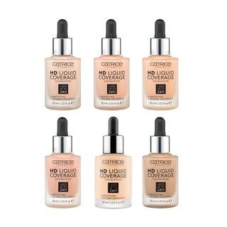 Catrice HD Liquid Coverage Foundation คาทริซลิควิดคัฟเวอร์เรจฟาวเดชั่น