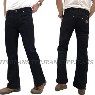 SuperBlack กางเกงยีนส์ขาม้าชาย ทรงสวย ป้ายหนังแท้ Size 28-38 รับชำระปลายทาง