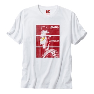 เสื้อยืดคอกลมUniqlo เสื้อยืดแขนสั้น พิมพ์ลาย Ultraman Co-Branded Baltan Star Jeton 2022ut 434395S-5XL