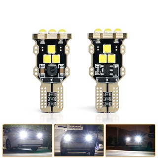 หลอดไฟเบรกรถยนต์ Led 12V T15 3030 9Smd W16W 912 921 2 ชิ้น