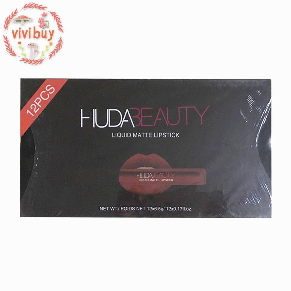Cod Huda ลิปสติกลิปกลอสเพิ่มความชุ่มชื้นติดทนนาน 12 ชิ้น - vivibuy.th ...