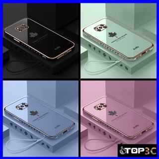 เคส Poco X3 PRO เคส Poco X3 NFC เคสโทรศัพท์มือถือลายใบเมเปิ้ลสําหรับ FY