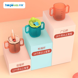 แก้วน้ำหัดดื่มสำหรับเด็ก 3step Hogokids แก้วน้ำพลาสติก