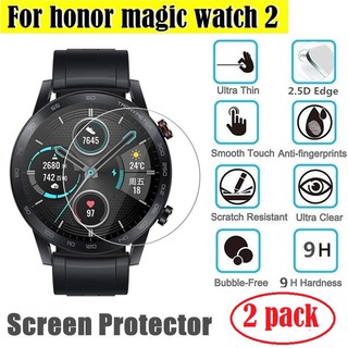 2 ชิ้น 9H Screen Protector สำหรับ honor magic watch 2 Full Coverage Hydrogel Transparent Protective Film for honor magic 2 Transparent Explosion-Proof for magic Watch