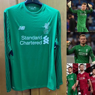 [ของแท้] เสื้อเขียว Liverpool 125 ปี GK Home KIT 2017-2018 มือหนึ่ง ของแท้ ป้ายห้อย