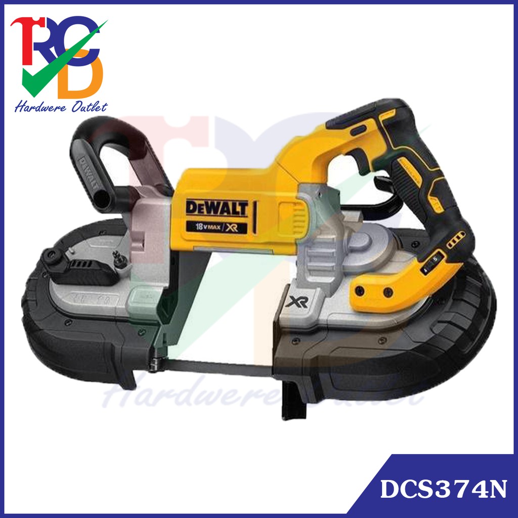 DeWALT DCS374B เลื่อยสายพานไร้สาย 18V. ของแท้ เครื่องเปล่า ไม่รวมแบตเตอรี่ รับประกันศูนย์ 3 ปี