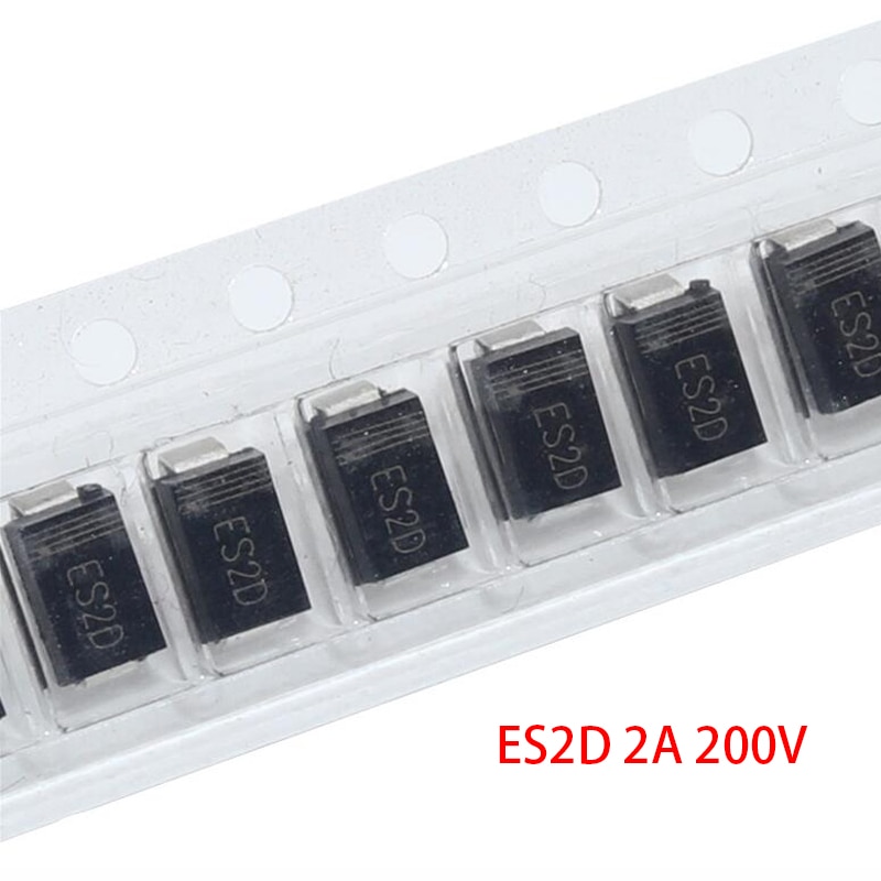 สวิตช์บ้าน Pido Smd R Diode Do Retrieves หรือ 100 ชิ้น Es2D 2a 200v Sma pxb6