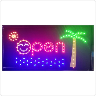 ป้ายไฟ LED OPEN โอเพ่น