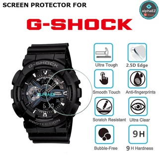 Casio G-Shock GA-110-1B Series 9H กระจกกันรอยหน้าจอนาฬิกา GA-110 ฝาครอบกระจกนิรภัยกันรอยขีดข่วน