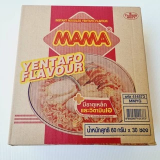 มาม่าแบบซอง 30 ซอง มาม่า บะหมี่กึ่งสำเร็จรูป ต้มยำกุ้ง หมูสับ น้ำข้น (30ซอง)(1กล่อง)