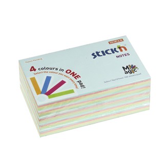 กระดาษโน้ต STICKN MP 3"x5"  21576 Pastel(4+1) (PC)