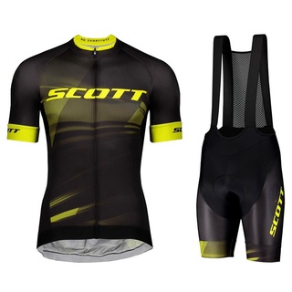 เสื้อกีฬาแขนสั้น ลายทีม Scott Team Race Race Race Ropa Ciclismo เหมาะกับใส่ขี่จักรยานกลางแจ้ง แฟชั่นฤดูร้อน สําหรับผู้ชาย